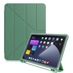 Étui avec porte crayon pour iPad 10.2 2019 2020 Air 4 3 2 1 9.7 2018 6ème 7ème 8ème génération Pro 11 2021 