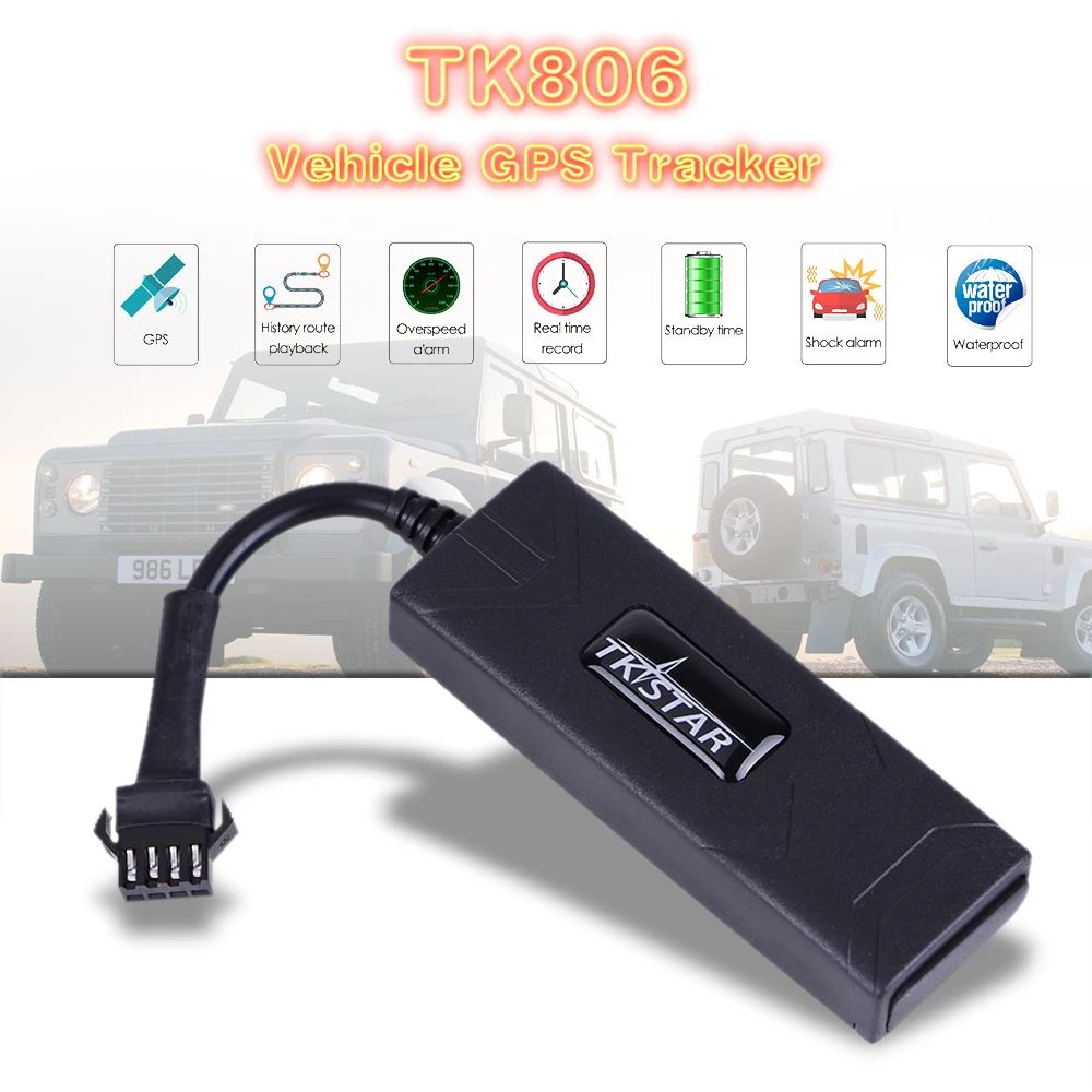 Multi function Mini Car GPS Tracker TK806 For Vehicle Real time Locator Support Cut Off The Oil Add ACC/Overspeed/Remove Alarm|GPS Trackers| - AliExpress