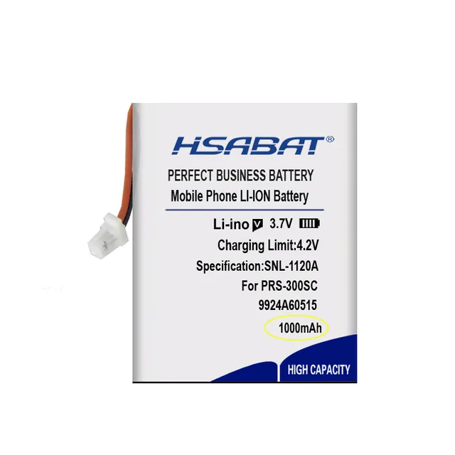 Batteria Vhbw Compatibile Sony PRS-300, EBook Reader, 750 MAh, Li-Poly, Sostituisce 1-756-769-31
