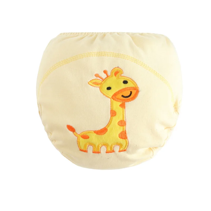 Cute Baby Diapers Reusable Nappies Cloth Diaper Washable Infants Children Baby Cotton Training Pants Panties Nappy Changing
