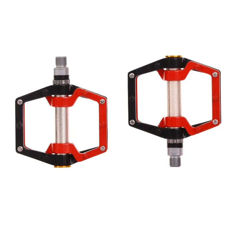 

Mountain Bike Ultralight Pedal Aluminum Alloy Flat Platform 2 Bearing Shock Absorption Outdoor Cycling Bicycle Accessories