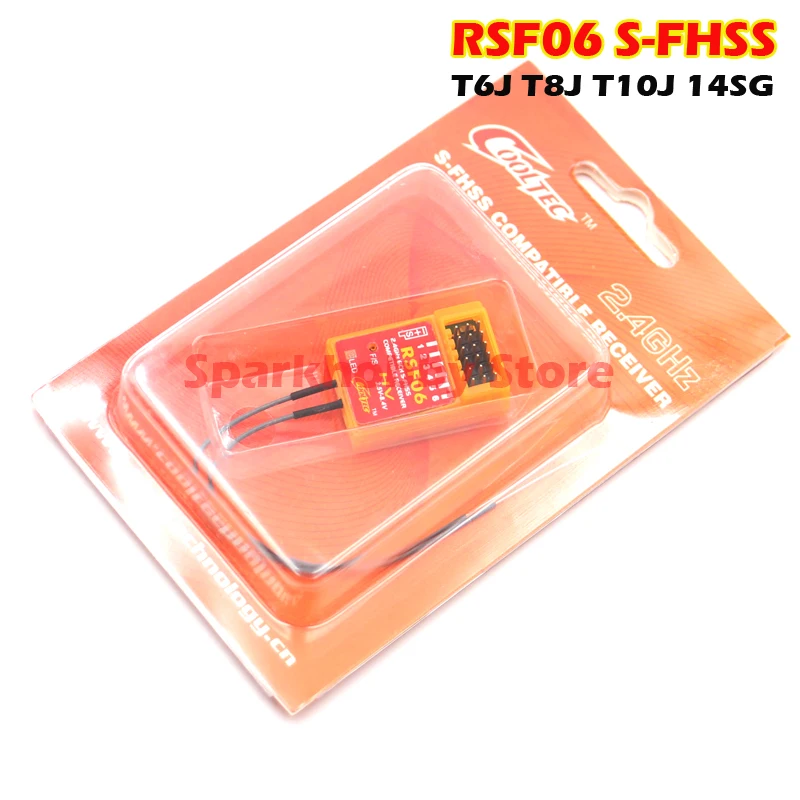 Совместимый с CoolTech рецептор RSF06 6ch S FHSS совместимый Futaba T10J T8J T6J 14SG 16SZ 18SZ 4PX для