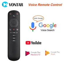 G50s controle remoto de voz giroscópio 2.4ghz sem fio mini keyeboard mouse ar g50 microfone ir aprendizagem para android caixa tv x3 pro