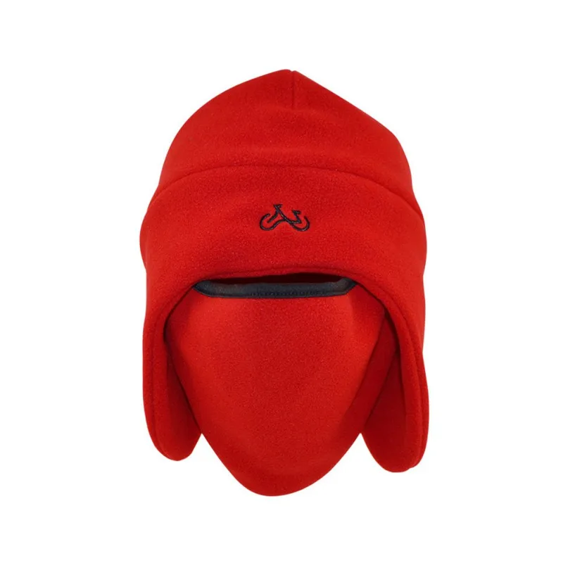 New Hot Warmer Masked cap Winter Sports Hiking Camping Thermal Fleece Hat Hooded Neck Face Mask for Men Bike Helmet Beanies
