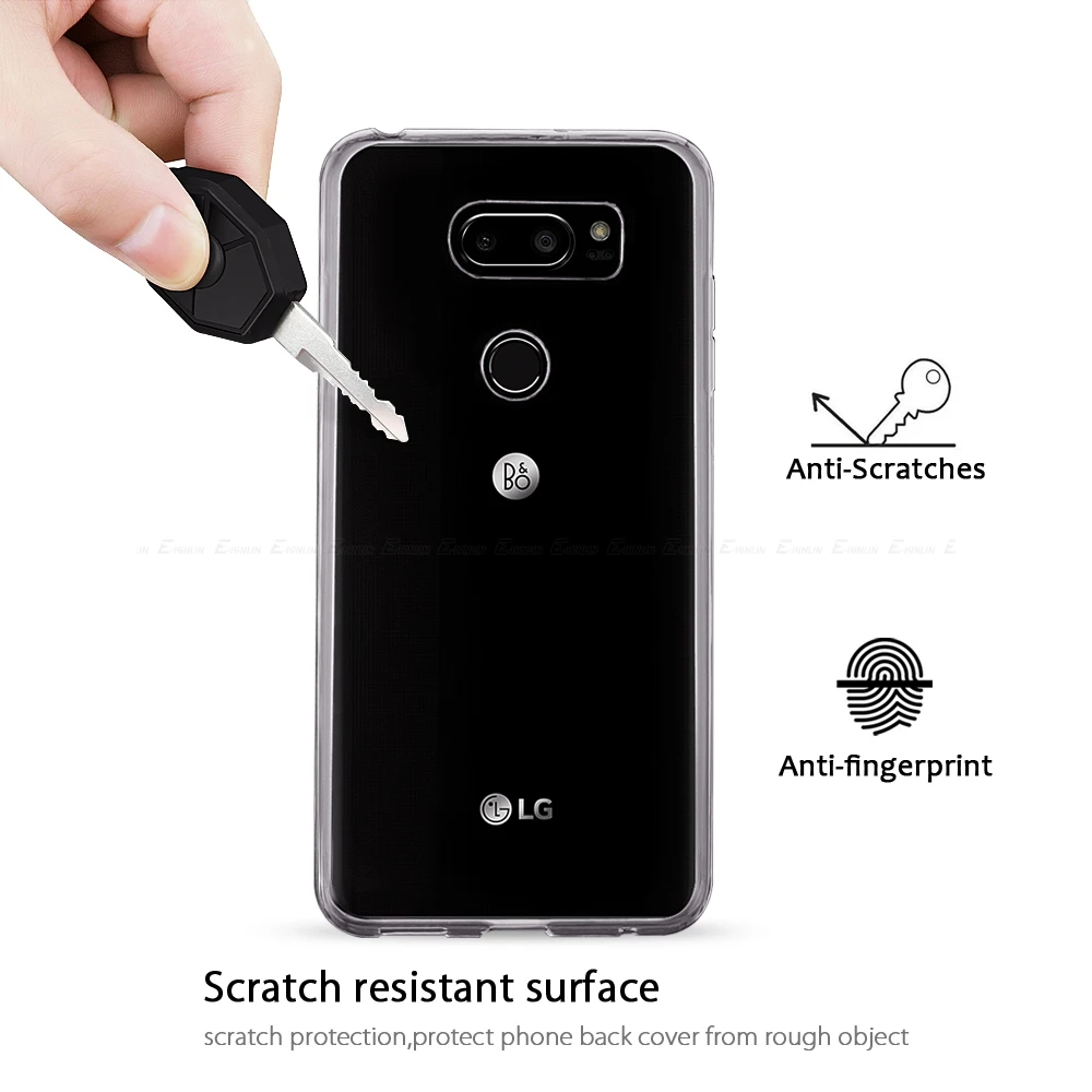 Uitra tenký průhledný měkké TPU telefon pouzdro pro LG samet G8X V60 V50 V50S V35 V30 V30S plus thinq silikon telefon záda obal