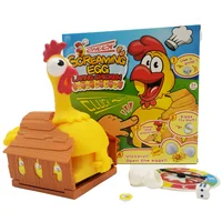 Funny Gags Game Toys Chicken Laying Egg Game Turntable Lucky Chicken Toy Parent-child Interaction Desktop Game 1