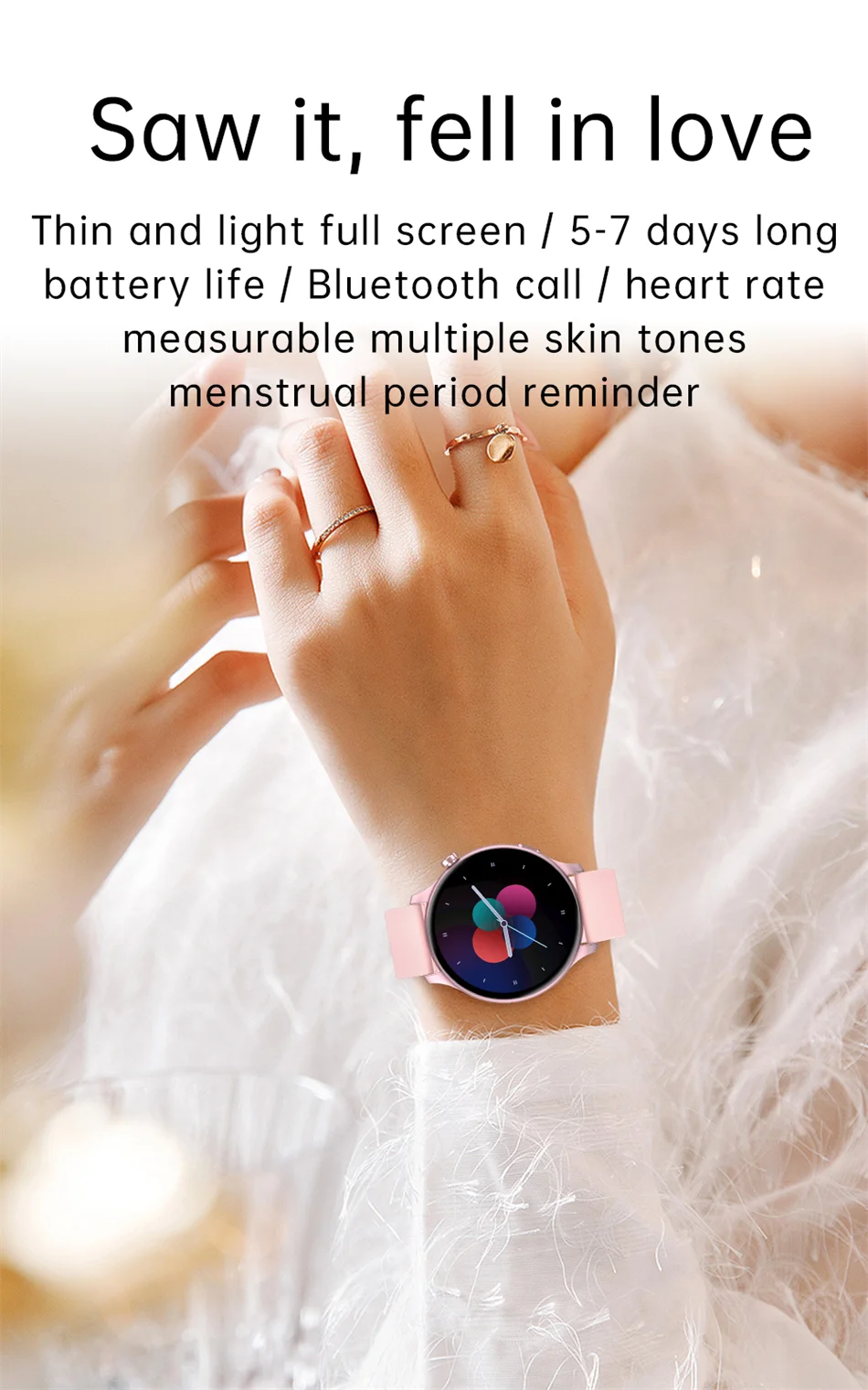 2022 New Bluetooth call Smart Watch Women Men Dynamic dial Information Remind Sports Multifunctional Waterproof Smartwatch+Box