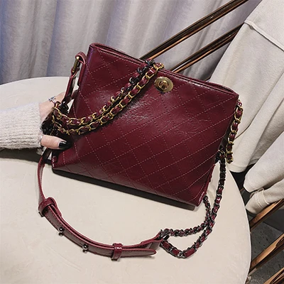 Новая мода lingling chain stray bag Новая мода lingling chain stray bag Корейская версия Джокер знаменитости Сумка через плечо - Цвет: 2