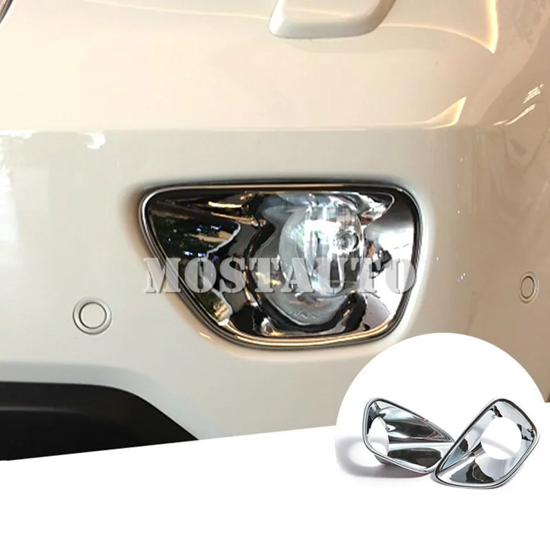 Для Jeep Grand Cherokee ABS Хромированная передняя противотуманная фара накладка 2011-2013 2 шт