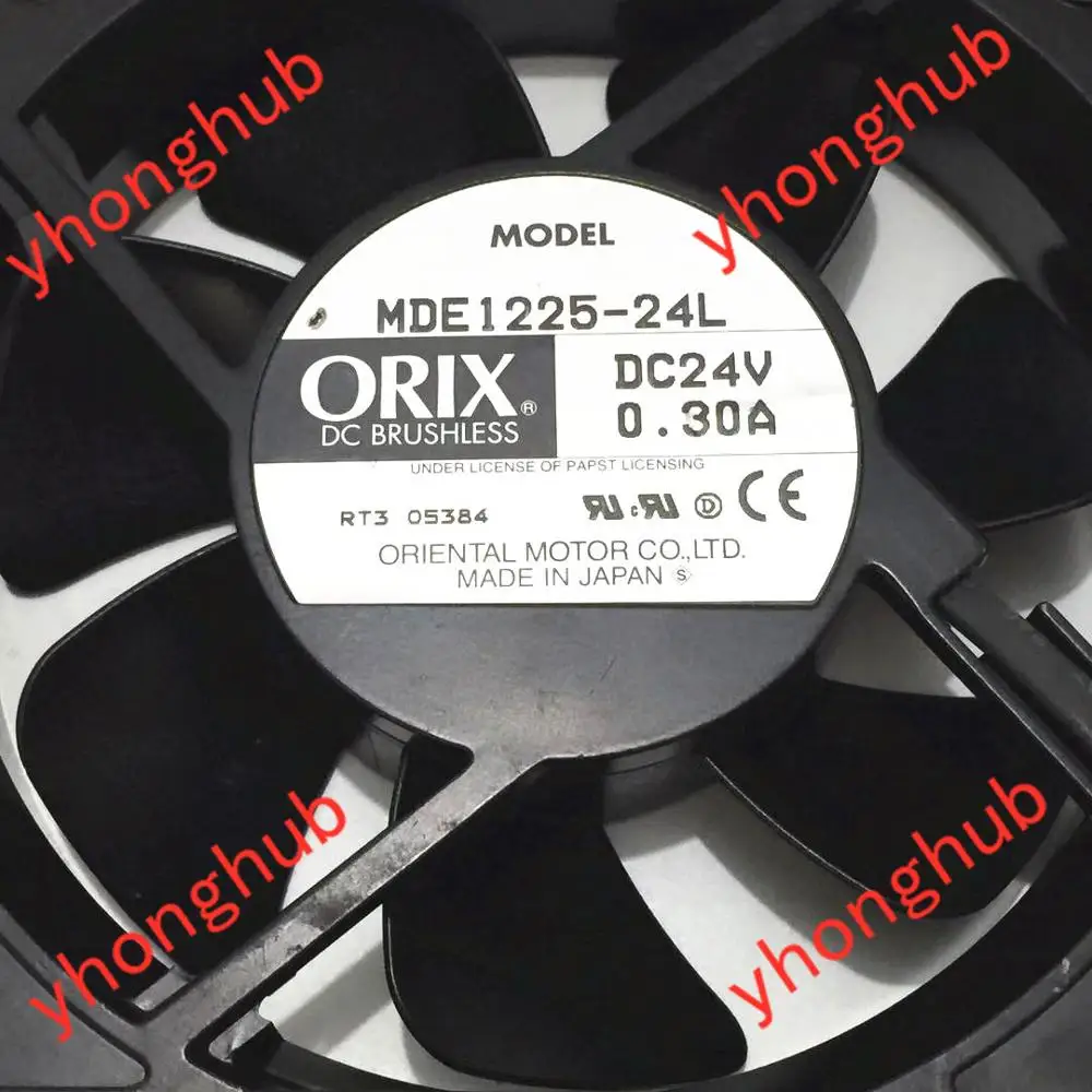 Emacro для ORIX MDE1225-24L переменного тока 24V 0.30A 120x120x25 мм 3-Провода охлаждающий вентилятор квадратный