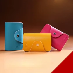 Mini Card Bag For Holder New PU Leather Function 24 Bits Card Case Waterproof Plastic Card ID Credit Creative Vintage Card Bag Mini Card Bag For Holder New PU Leather Function 24 Bits Card Case Waterproof Plastic Card ID Credit Creative Vintage Card Bag