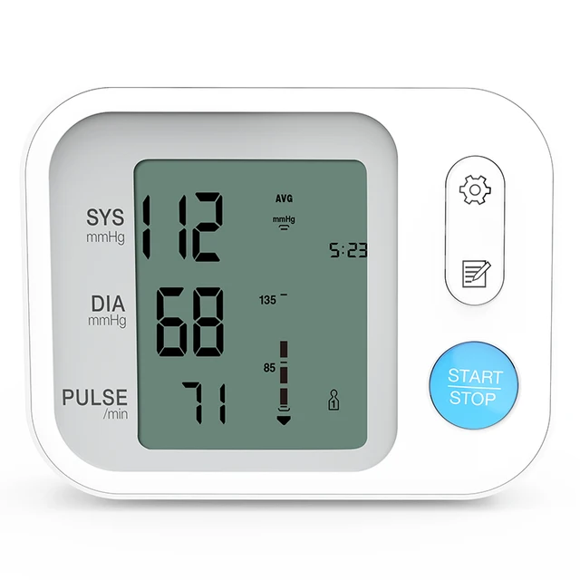 BOXYM Medical Digital LCD Wrist Blood Pressure Monitor Automatic sphygmomanometer Tonometer wrist Blood Pressure Mete Tonometer 4