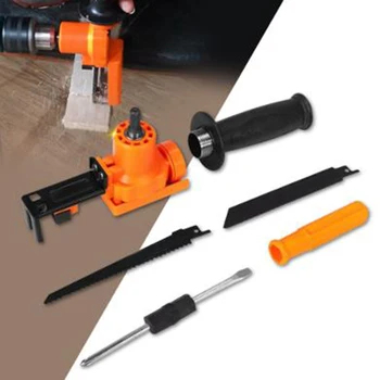 

Electric Drill Reciprocating Saw Attachment Backup Blades Wood Metal Cutting