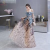 Sexy Prom Dress 2022 Colorful Sequin Off Shoulder Sweetheart Long Party A Line Formal Graduation Gown Evening Celebration Dress ► Photo 1/6