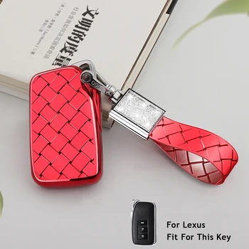 

TPU Car Key Cover Shell KeyFob Fit For Lexus ES-300h ES350 GS350 GS450h IS250 RC350 NX200T NX300h LX570 Key Case 2 3 4 Button