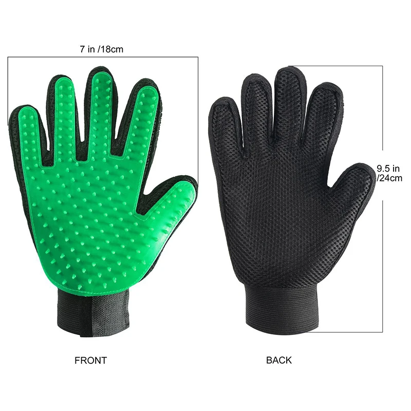 Silicone Pet Dog Grooming Gloves Cat Hair Brush Shower Comb Dog Bath Deshedding Pet Massage Gloves cleaning Supplies Right Hand6
