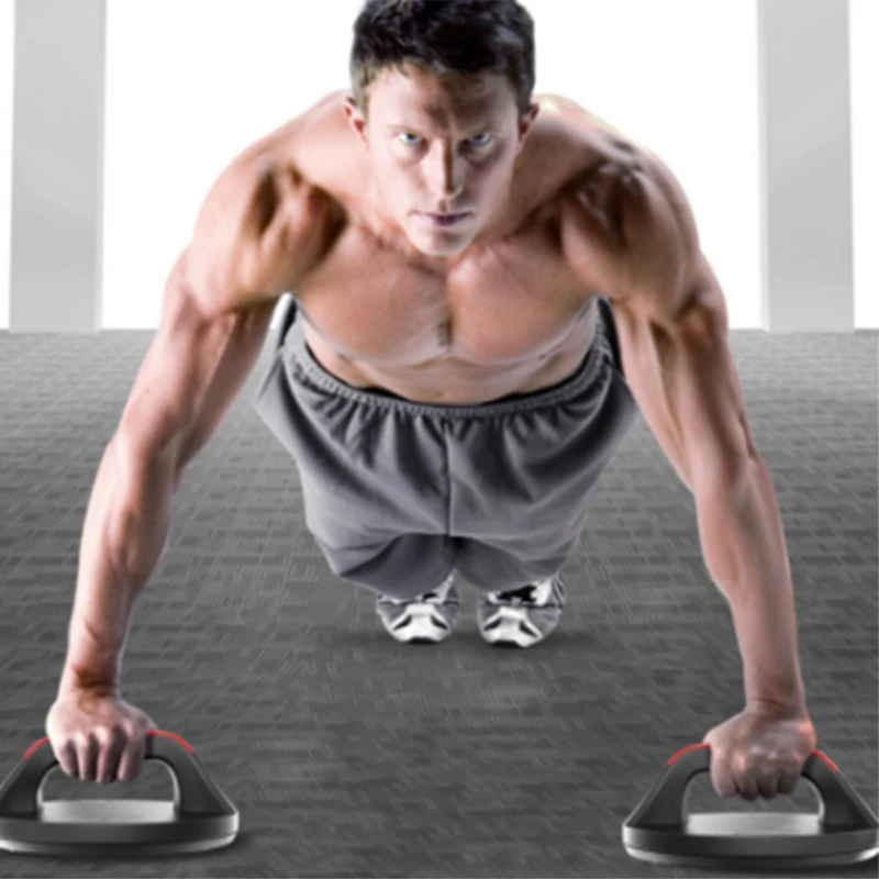 

Push Up Bars Rotatable Round Push-Up Bracket Fitness Equipment Yoga Shaping Disc Bracket