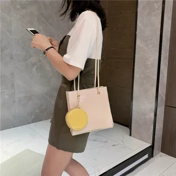 

bags for women 2020 fashion boho summer crocodile leather white mini shoulder shopping bag Korean style luxury designer handbag