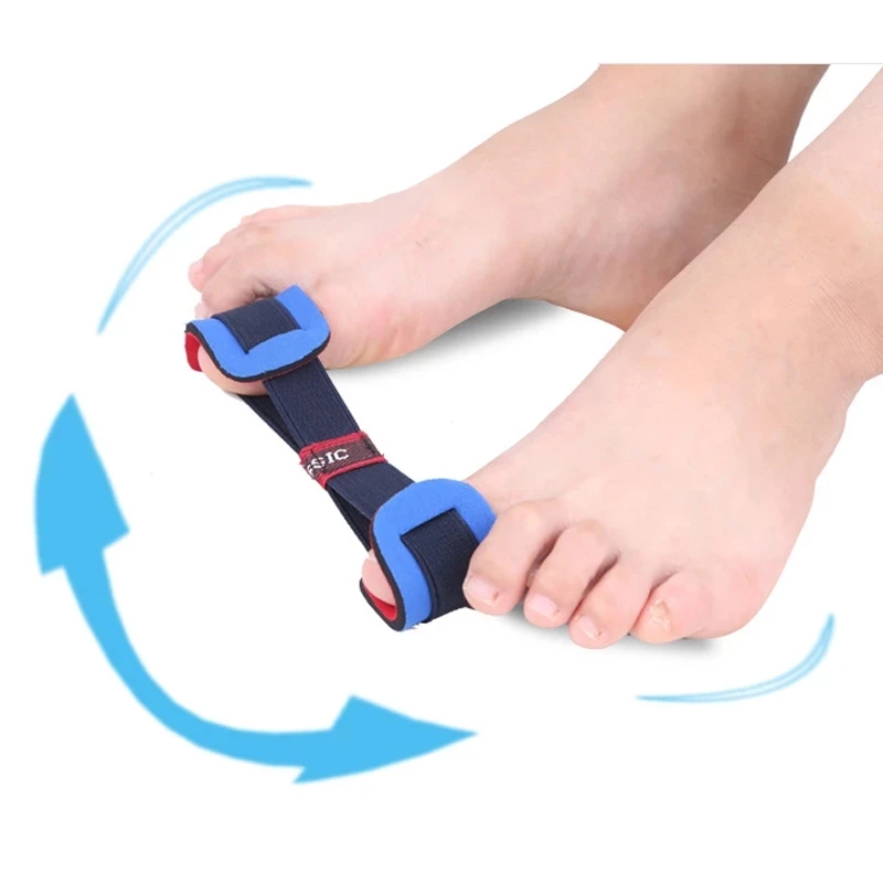 1Piece Big Toe Exercise Hallux Valgus Belt Stretcher Corrector Tension High Elasticity Training Foot Care Pedicure toe corrector