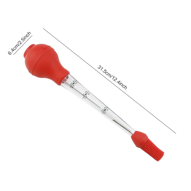Törökország Basszus Fecskendő Főzőkészlet Chilcken Baromfi Hús Pác Injektor Bbq Basting Ecset Set Mártás Fecskendők Konyhai Kiegészítő - Image 3