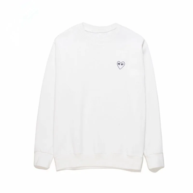 

Popular Brand New Style Heart round Neck Fleece Lined Hoodie Classic Embroidered MacBook Heart Men And Women Casual Versatile Lo