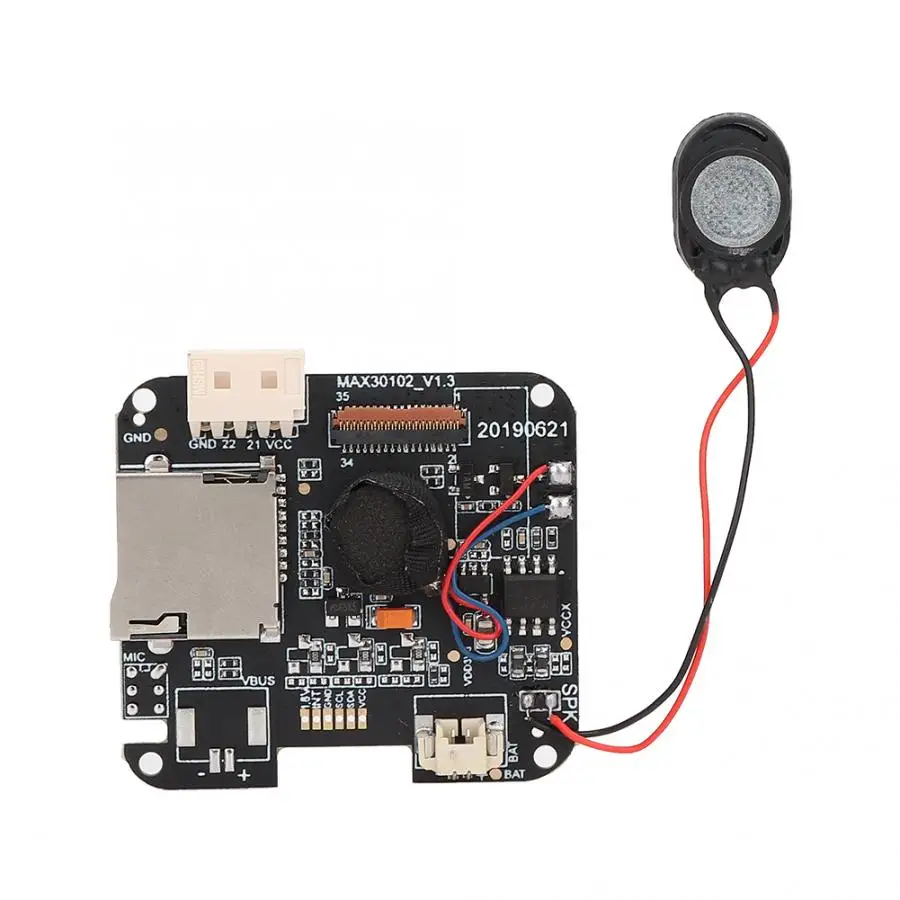 

pi demo board demoboard For TTGO T-Watch Vibration Motor+DAC Output Loudspeaker+Reserved MAX3010 Heart Rate Interface