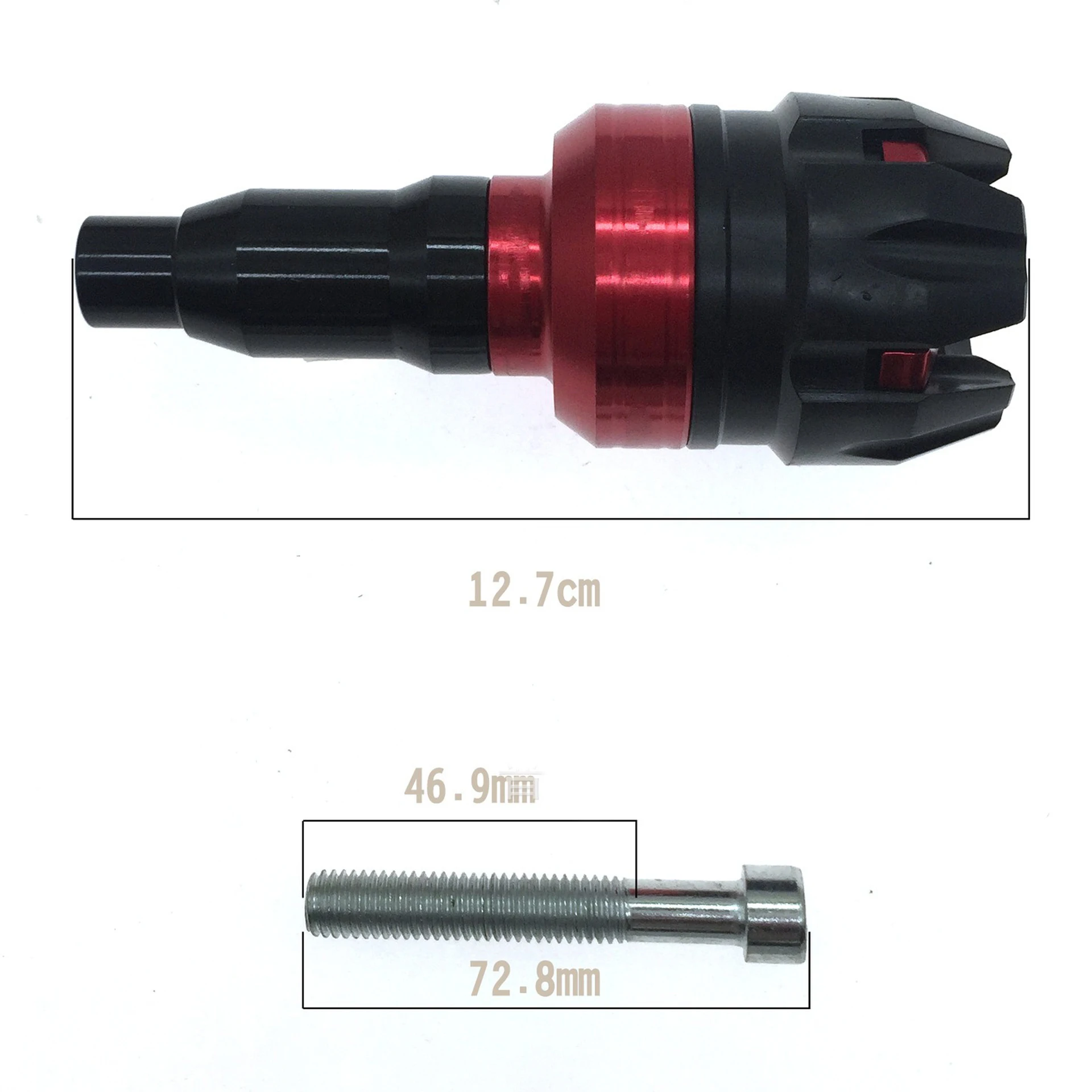 10mm Aluminum Motorcycle Frame Slider Dirt Bike Motorbike Falling Protectors Universal fit for Most Scooters Anti-Crash