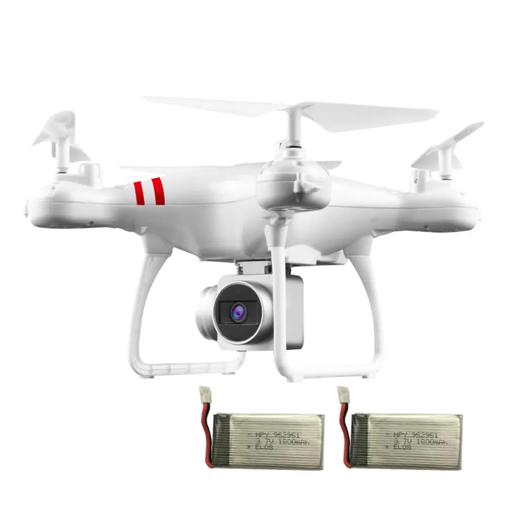 HJMAX детская игрушка RC Квадрокоптер дистанционное управление супер выносливость прочный HD камера Пластик Безголовый режим Дрон Простота управления Wi-Fi - Цвет: 2MP 2 Battery