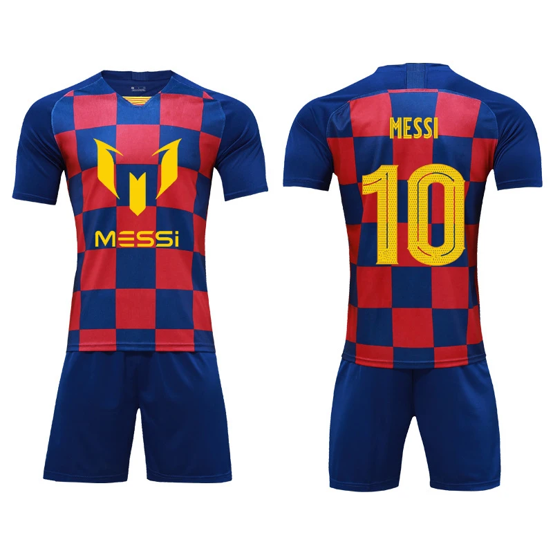 1 Diy messi 10 футболки+ шорты, комплект из двух предметов, Мужская детская футболка, футболка с короткими рукавами в стиле хип-хоп высшего качества, подарок для мужчин - Цвет: 1