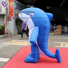 Бинго®1,9 м высокая дутая акула/костюм асика воздушный шар надувные вечерние платья в подарок для детей и взрослых