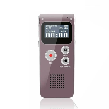 

Rechargeable Digital Sound Recorder 8G/16G Voice Dictaphone MP3 Player Record GY88