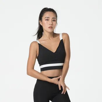 

Fitness vest high-strength shock-proof running bra training underwear Gym Shirt Vest