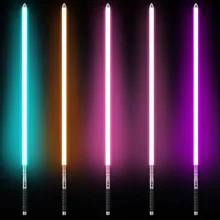 

CIELTAN Lightsaber heavy fighting Metal Handle RGB 12 Colors change 10sets Soundfonts Force FX FOC Blaster Toys Gift laser Sword