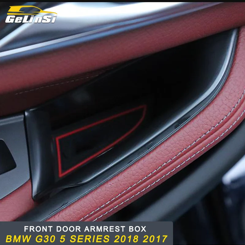 GELINSI for BMW G30 5 Series 2018 2017 Auto Car Front Door Armrest Box Storage Barrel Case Interior Accessories Trim | Автомобили и