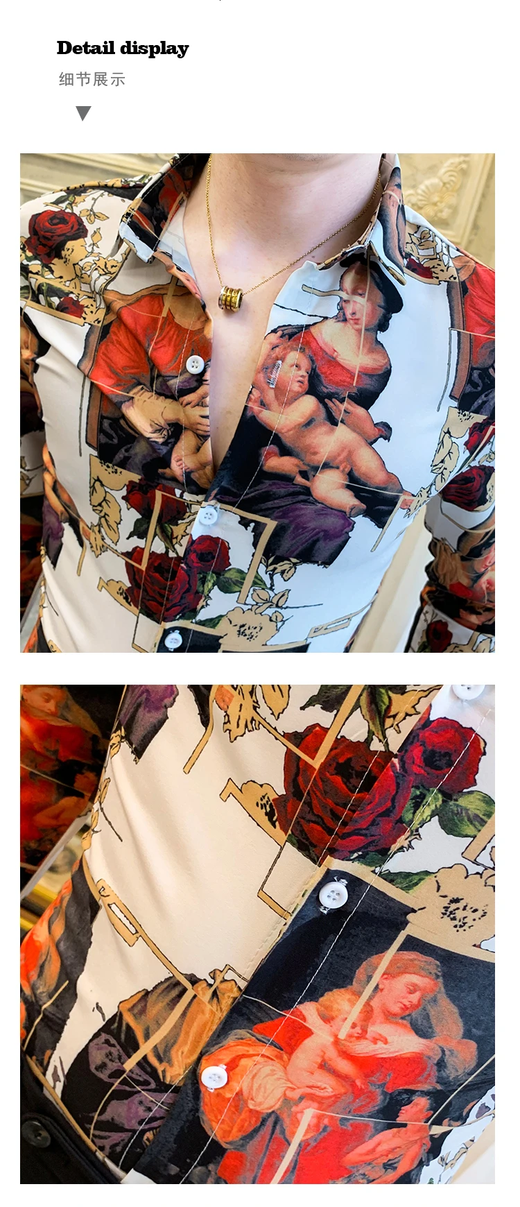 Pull De Noel Humoristique Print Shirt Long Sleeve Camisa Masculina Chemise Homme Social Men Club Prom Shirt Kemeja Pria Black
