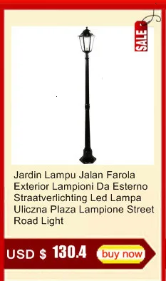 Lampadaire Farola Eclairage Lampioni Da Esterno Tuinlamp Квадратный светодиодный светильник Exterieur уличный дорожный светильник