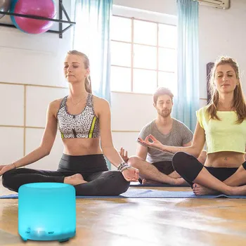 

5V 120Ml Colorful Rgb Aroma Diffuser Essential Oil Diffuser Portable Ultrasonic Diffuser Cold Mist Humidifier Black Controller