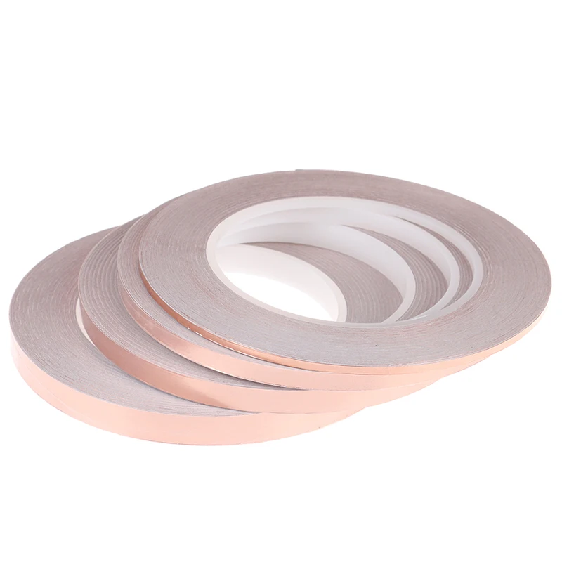 3mm x 30m EMI Electric Conductive Copper Foil Shielding Tape Strip Adhesive 