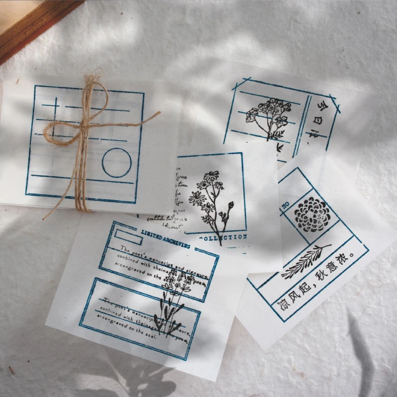 Ретро Печать этикеток календарь Памятка запись планировщик деревянный комплект резиновых штампов для DIY Скрапбукинг карты украшения тиснение ремесло