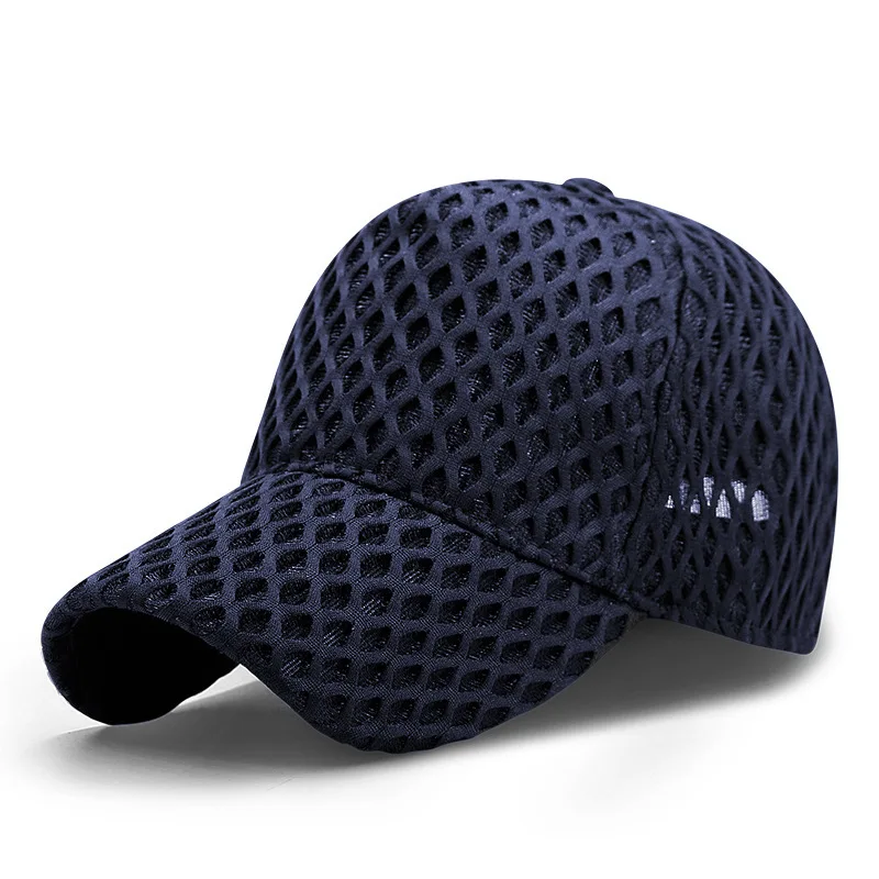 

Big Bone Man Oversize Trucker Caps Cool Sun Hats Men Women Plus Size Hollow Out Baseball Caps M 56-60cm L 60-62cm