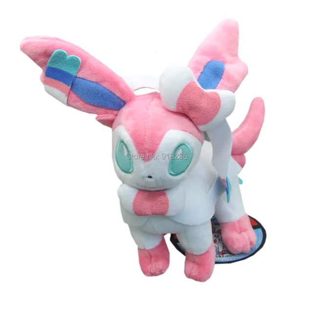 10PCS Eev Umb Vap Fla Jol Esp Lea Gla Vap 15-20CM Lovely Plush Doll Stuffed Toy for Kids Children Christmas Gift