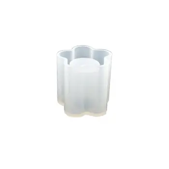 

Silicone Mold Pen Holder Container Storage DIY Epoxy Resin Flower Heart Shape Crafts Desk Decoration Jewelry Making Molds 62KE