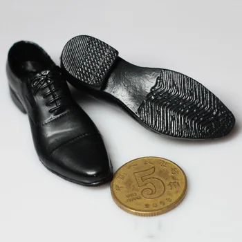 

1/6 Scale Male Black Hollow Rubber Leather Shoes Model for 12" Action Figure Body Soldiers Toys DIY Doll Toy