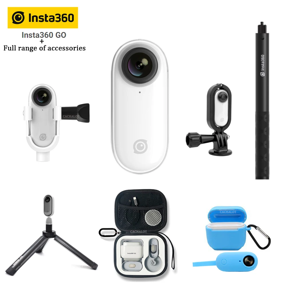 

KOMTOP 360 GO New Action Camera AI Auto Editing Hands-free Insta 360 Go Smallest Stabilized Camera For iPhone & Android