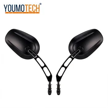 

Black Sportster Mirrors for Road King Street Electra Glide Softail Road Glide Motorcycle Rearview 1982-2018 2019 2020