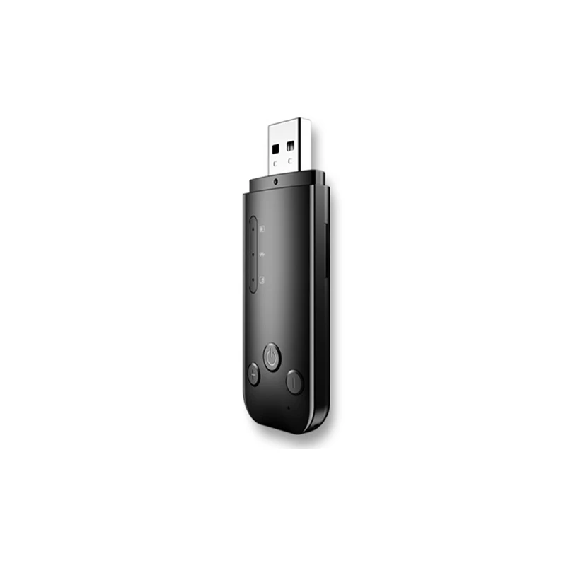 black Multifunctional Portable Bluetooth Adapter Compact Bluetooth 5.0 Receiver Transmitter For TV PC Wireless Adapter For Car Speaker - Цвет: black