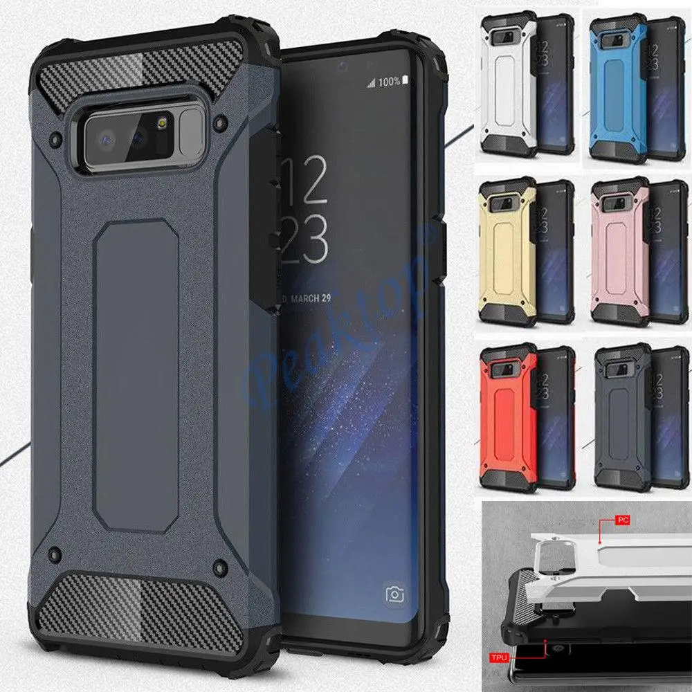 Luxury Hybrid Durable Armor Phone Case For Samsung Galaxy S10 S9 S8 Plus S7 S6 Edge S5 S10E S 10 Tough Shockproof Protect Cover | Мобильные