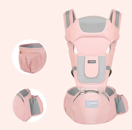 MMloveBB Эргономичные рюкзаки-Кенгуру дышащий Фронтальная для переноски детей, слинги Обёрточная бумага-кенгуру для малышей - Цвет: A3