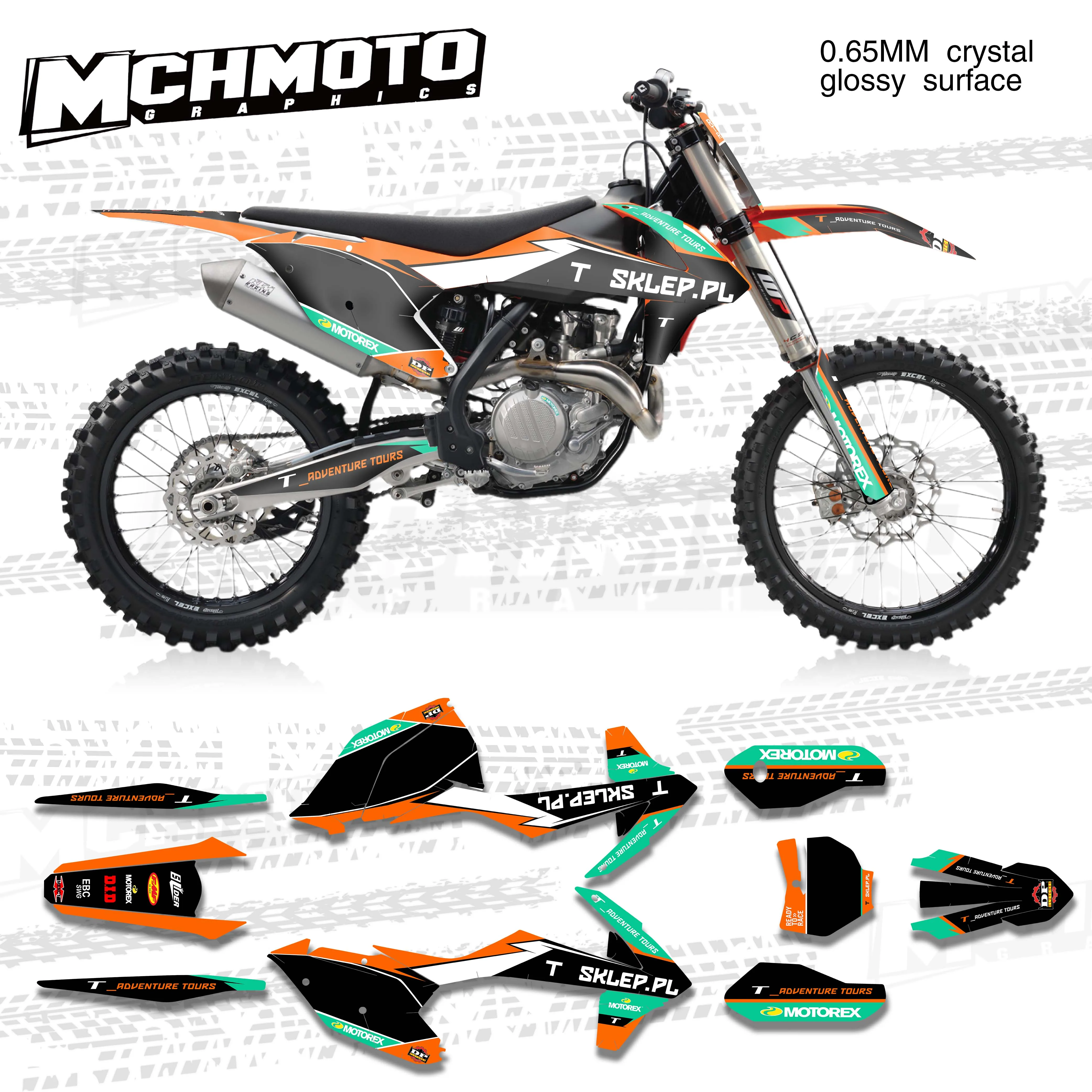 MCHMFG для KTM 125 250 300 350 450 SX SXF 2016 2017 EXC EXCF 2018 графическая фотографика фотографический