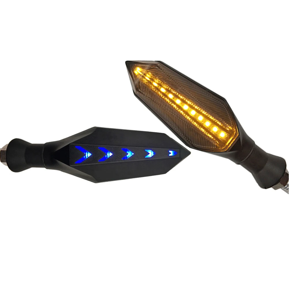 

Motorcycle LED Turn Signal Lamp Sequential Flowing Flash Indicator Lights For Honda Ninja GPZ500 EX500 650R ER6F ER6N 250 300R